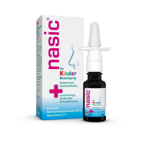 bodyguardapotheke NASIC für Kinder Nasenspray abschwellendes Schnupfenspray mit Xylometazolin & Dexpanthenol
