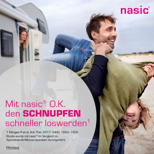bodyguardapotheke NASIC o.K. Nasenspray ohne Konservierungsstoffe schleimhautabschwellendes & wundheilungsförderndes Schnupfenspray Günstiger Verkauf