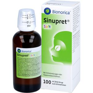 bodyguardapotheke SINUPRET Saft bei Entzündungen der Nasennebenhöhlen Fabrik Onlineshop