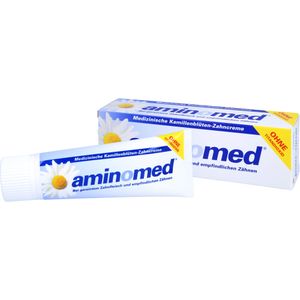 bodyguardapotheke AMINOMED Kamillenblüten Zahncreme ohne Titandioxid Flash Sale