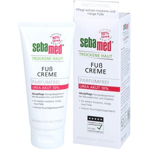 bodyguardapotheke SEBAMED Trockene Haut parfümfrei Fußcreme Urea10% Begrenztes Angebot