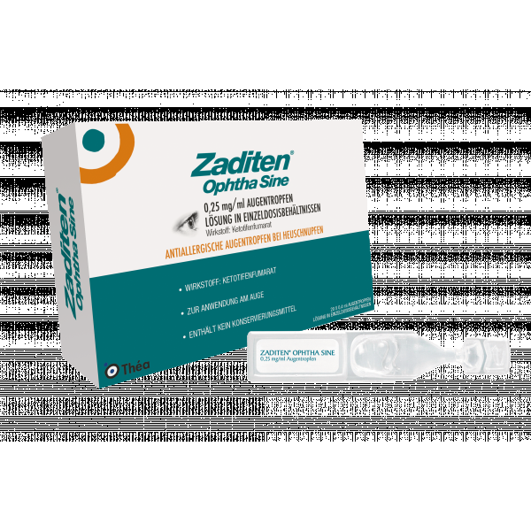 bodyguardapotheke ZADITEN ophtha sine 0 25 mg/ml Augentr.Einzeldos Saisonale Angebote