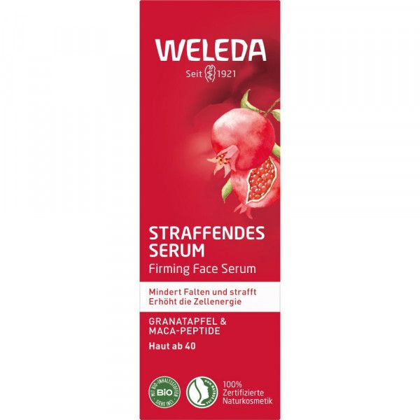 bodyguardapotheke Weleda Straffendes Gesichtsserum Granatapfel & Maca-Peptide Begrenzte Freigabe