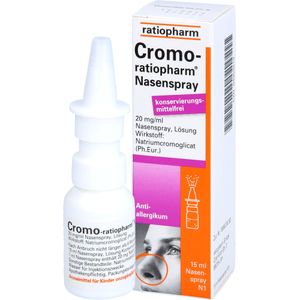 bodyguardapotheke CROMO-RATIOPHARM Nasenspray konservierungsfrei Nur noch ein Tag übrig
