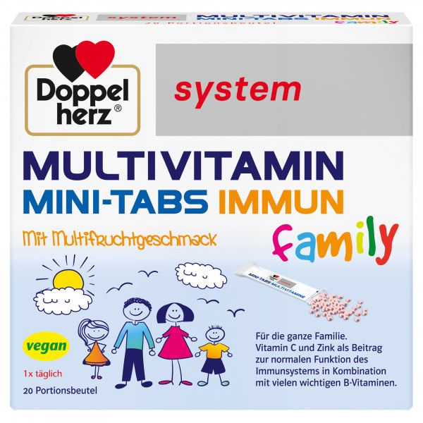 bodyguardapotheke DOPPELHERZ Multivitamin Mini-Tabs family system Online