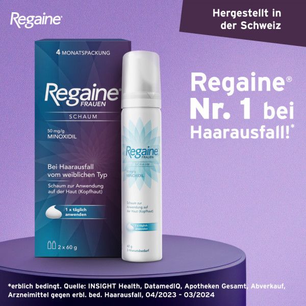 bodyguardapotheke REGAINE Frauen Schaum 50 mg/g bei Haarausfall vom weiblichen Typ Fabrikpreis