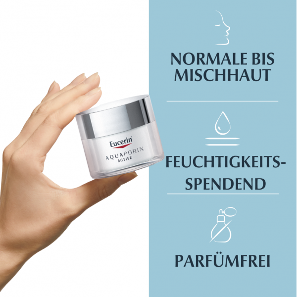 bodyguardapotheke EUCERIN AQUAporin Active Creme norm.bis Mischhaut JETZT KAUFEN