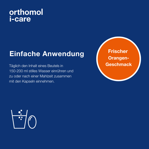 bodyguardapotheke ORTHOMOL i-Care Granulat Nur für heute