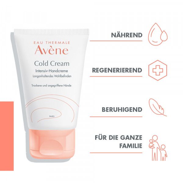 bodyguardapotheke Avène Cold Cream Intensiv-Handcreme - weniger Hauttrockenheit Begrenzt auf 3 Tage