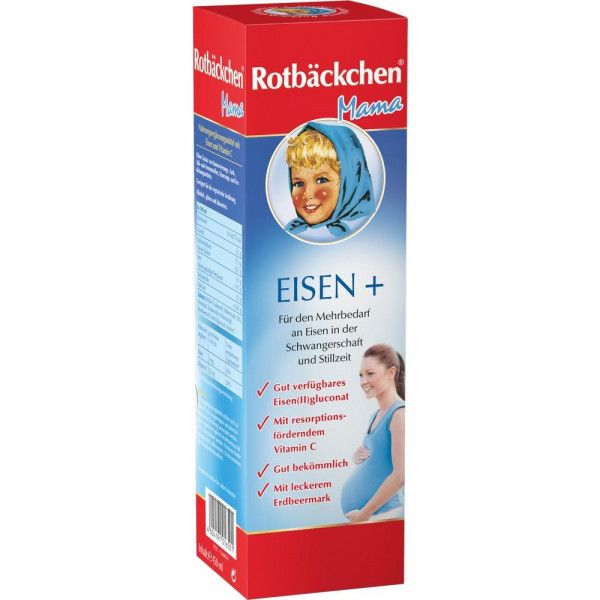 bodyguardapotheke RABENHORST Rotbäckchen Mama Eisen+ Saft 50% Rabatt für begrenzte Zeit