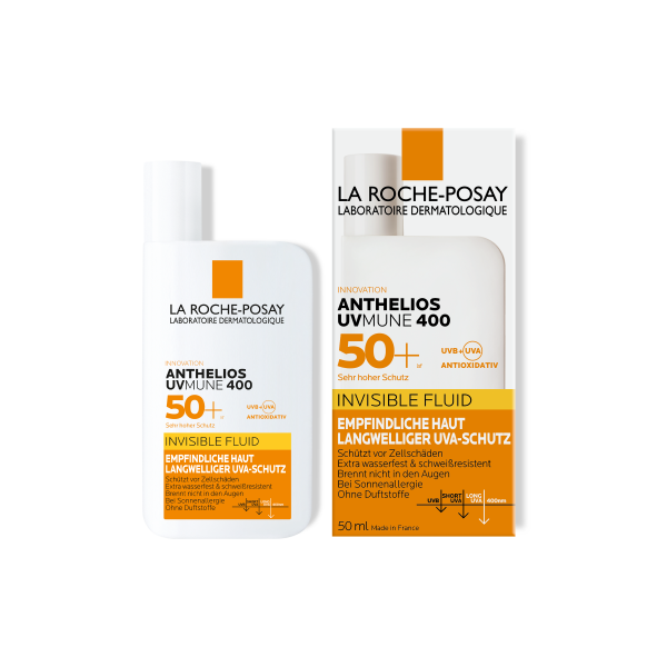 bodyguardapotheke LA ROCHE-POSAY Anthelios Sonnenschutz Invisible Fluid UVMune400 LSF 50+ für alle Hauttypen geeignet Cyber Monday