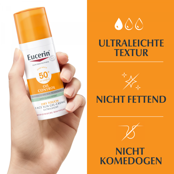 bodyguardapotheke EUCERIN Sun Gel-Creme Oil Contr.Anti-Gl.Eff.LSF50+ Tägliche Deals