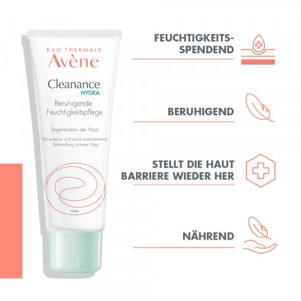 bodyguardapotheke Avène Cleanance Hydra beruhigende Feuchtigkeitspflege bei dermatologischer Behandlung von Akne Letzte 3 Tage