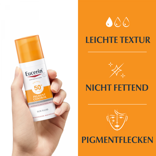 bodyguardapotheke EUCERIN Sun Fluid Pigment Control LSF 50+ JETZT KAUFEN