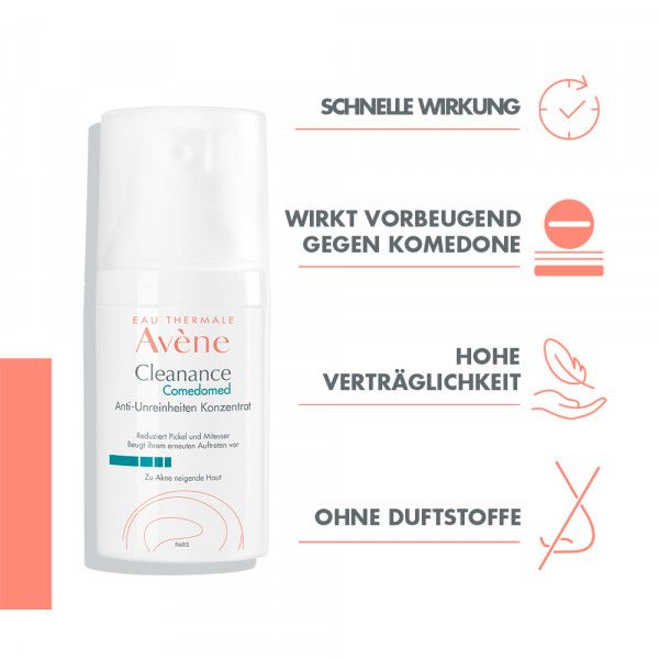 bodyguardapotheke Avène Cleanance Comedomed Anti-Unreinheiten Konzentrat bei Akne und Pickeln Neueste Stile