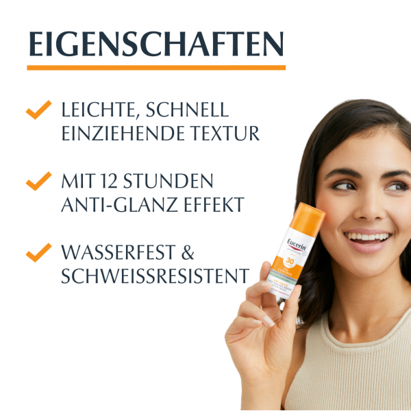 bodyguardapotheke EUCERIN Sun Gel-Creme Oil Contr.Anti-Gl.Eff.LSF 30 Letzte 2 Tage