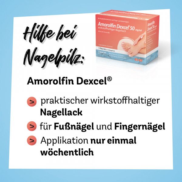 bodyguardapotheke AMOROLFIN Dexcel gegen Nagelpilz 50 mg/ml wirkstoffhaltiger Nagellack Bis zu 60% Rabatt