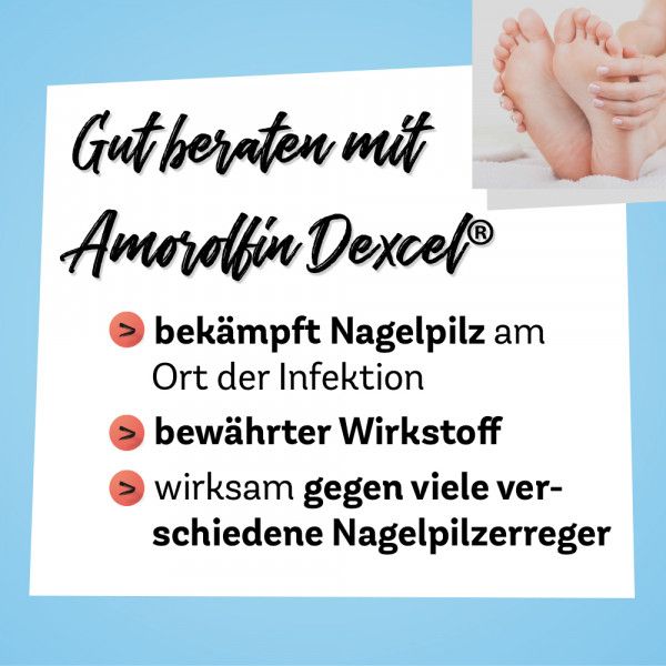 bodyguardapotheke AMOROLFIN Dexcel gegen Nagelpilz 50 mg/ml wirkstoffhaltiger Nagellack Bis zu 60% Rabatt