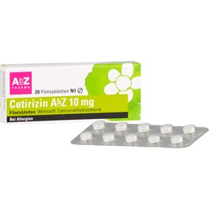 bodyguardapotheke CETIRIZIN AbZ 10 mg Filmtabletten Discount Store für neue Produkte