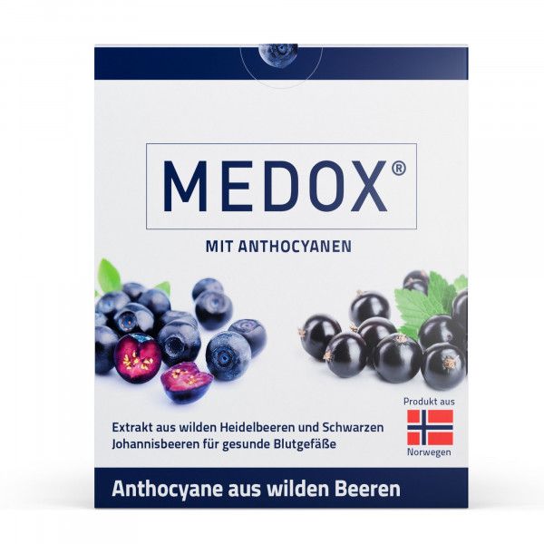 bodyguardapotheke MEDOX Anthocyane aus wilden Beeren Kapseln 50% Rabatt mit kostenlosem Versand