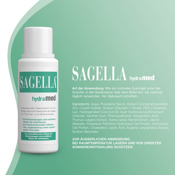 bodyguardapotheke SAGELLA hydramed Intimwaschlotion Clearance-Verkauf
