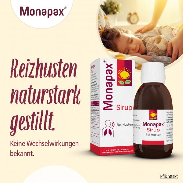 bodyguardapotheke MONAPAX Sirup bei Husten und Keuchhusten Schlussverkauf