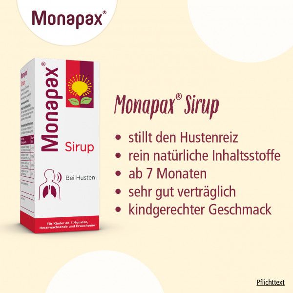 bodyguardapotheke MONAPAX Sirup bei Husten und Keuchhusten Schlussverkauf