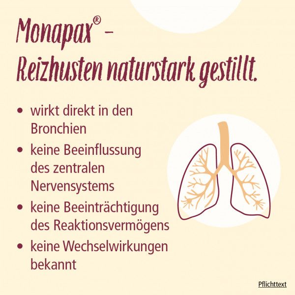 bodyguardapotheke MONAPAX Sirup bei Husten und Keuchhusten Schlussverkauf