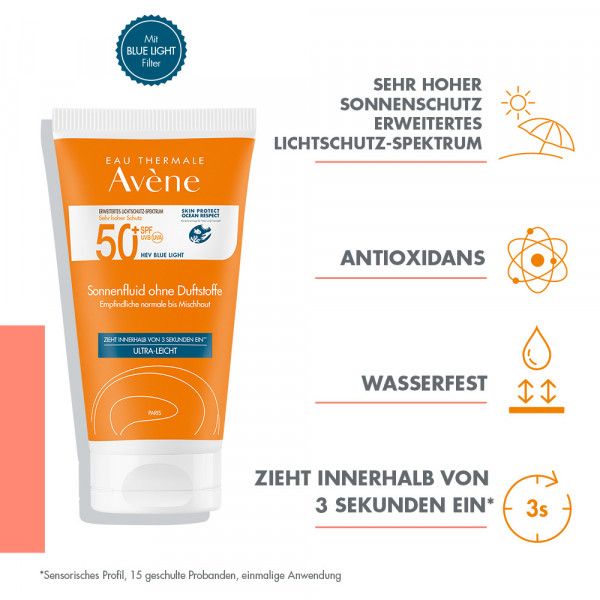 bodyguardapotheke AVENE Sonnenfluid SPF 50+ ohne Duft Rabatt