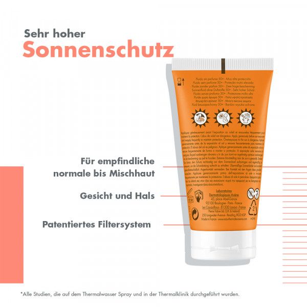 bodyguardapotheke AVENE Sonnenfluid SPF 50+ ohne Duft Rabatt