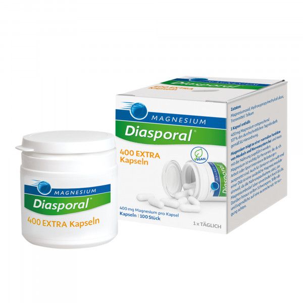 bodyguardapotheke MAGNESIUM DIASPORAL 400 Extra Kapseln Preisnachlass