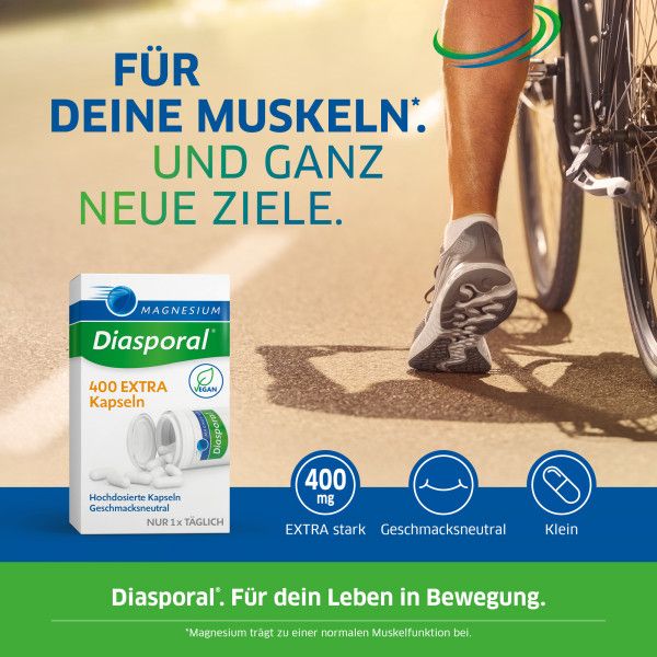 bodyguardapotheke MAGNESIUM DIASPORAL 400 Extra Kapseln Preisnachlass