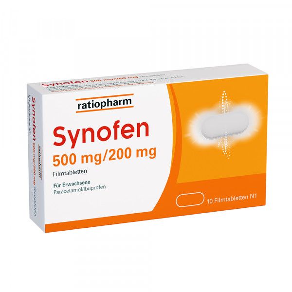 bodyguardapotheke SYNOFEN 500 mg/200 mg Filmtabletten