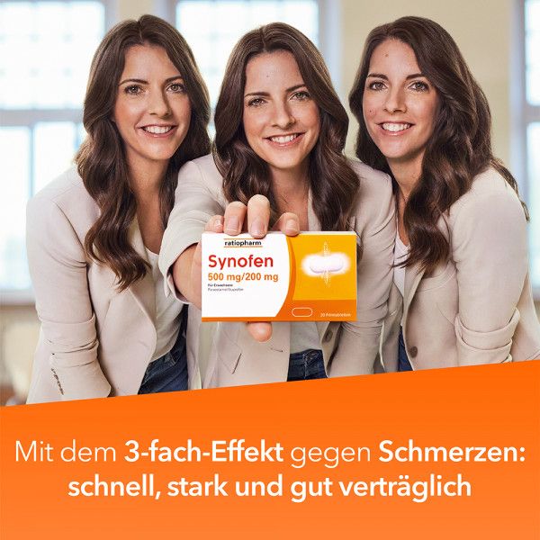 bodyguardapotheke SYNOFEN 500 mg/200 mg Filmtabletten Blitzangebot