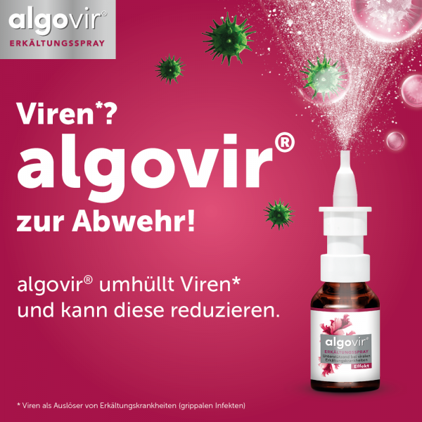 bodyguardapotheke ALGOVIR Effekt Erkältungsspray Riesige Ersparnisse