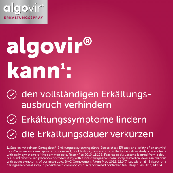 bodyguardapotheke ALGOVIR Effekt Erkältungsspray Riesige Ersparnisse