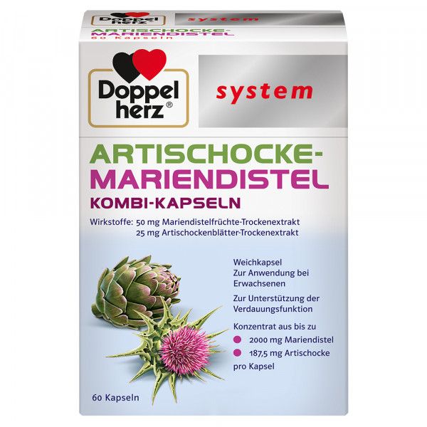 bodyguardapotheke DOPPELHERZ Artischocke-Mariendistel system Weichk