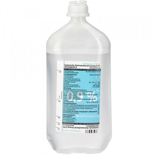 bodyguardapotheke ISOTONISCHE NaCl 0 9% DELTAMEDICA Inf.-Lsg.Plastik Kostenloser Versand international