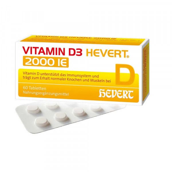 bodyguardapotheke VITAMIN D3 HEVERT 2.000 I.E. Tabletten Black Friday Preise