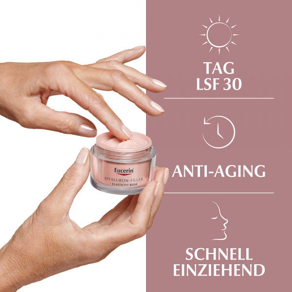 bodyguardapotheke EUCERIN Hyaluron-Filler + Elasticity Rosé Tag LSF 30 im Angebot