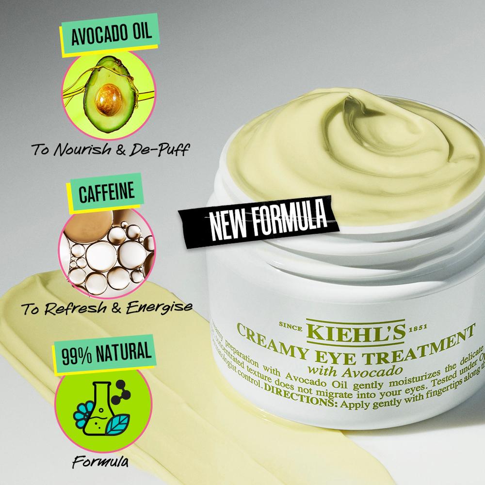 lookfantastic Kiehl's Creamy Augenpflege mit Avocado - 14g Fabrikladen