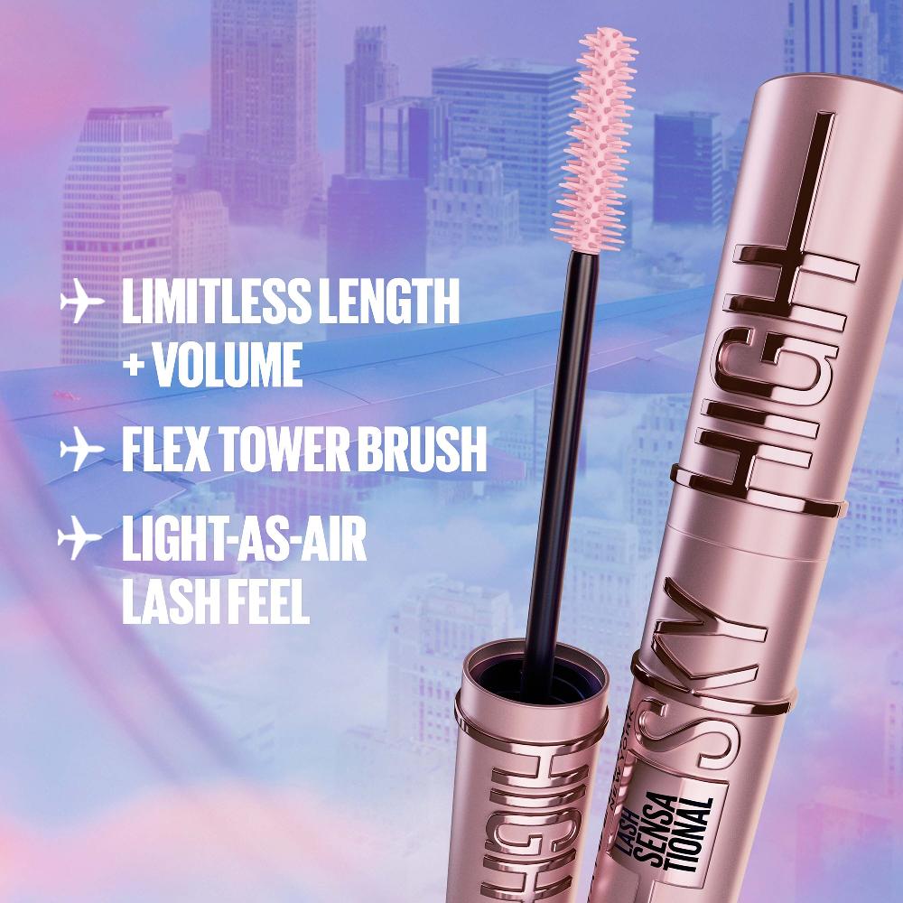 lookfantastic Maybelline Lash Sensational Sky High Mascara - 01 Schwarz 7 2 ml Begrenztes Angebot