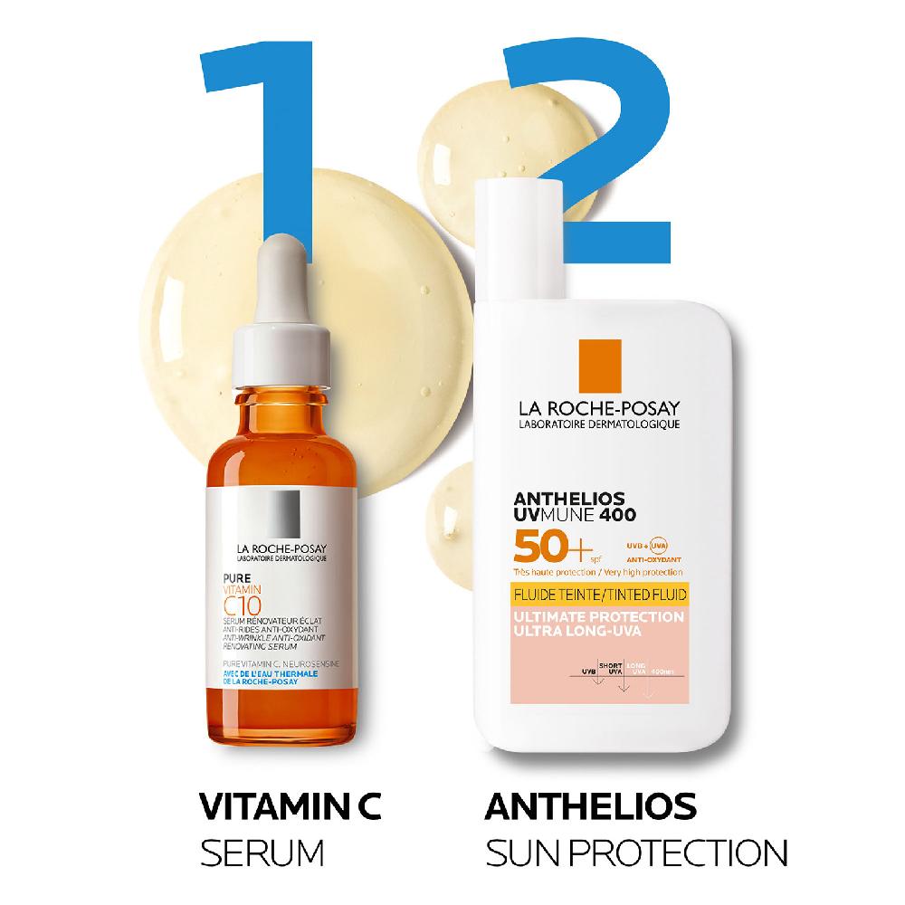 lookfantastic La Roche-Posay Anthelios UVMune 400 Unsichtbares Fluid Getönt LSF 50+ 50 ml Angebote