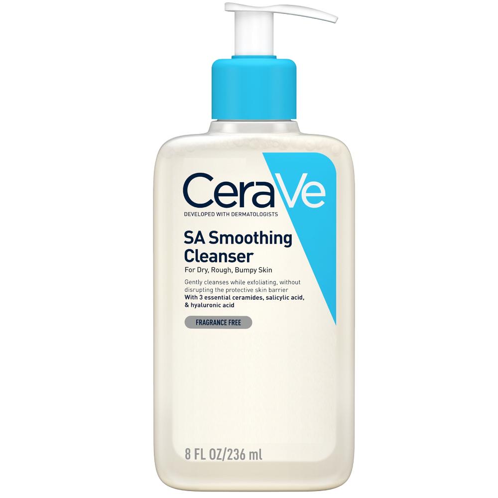 lookfantastic CeraVe SA Glättende Reinigungsmilch mit Salicylsäure für Trockene Raue und Unebene Haut 236 ml