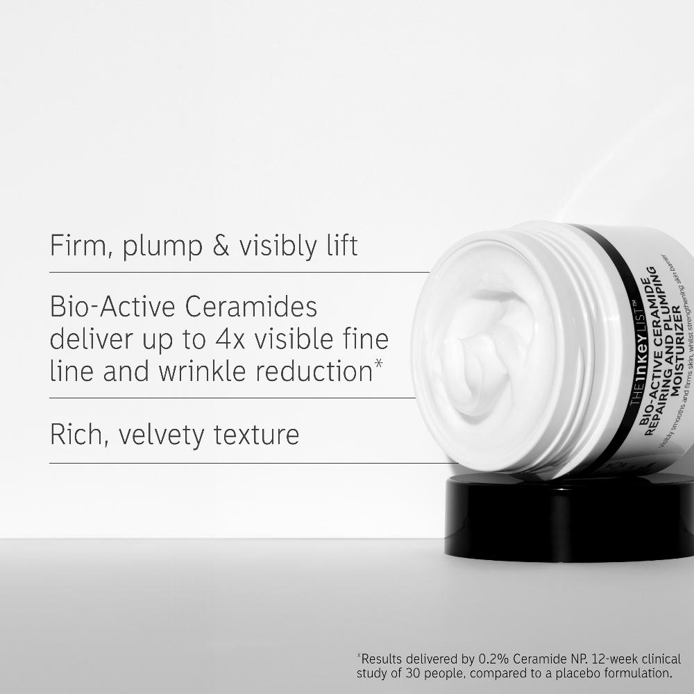 lookfantastic The INKEY List Bio-Active Ceramide Reparierende und aufpolsternde Feuchtigkeitspflege 50 ml Letzter Tag