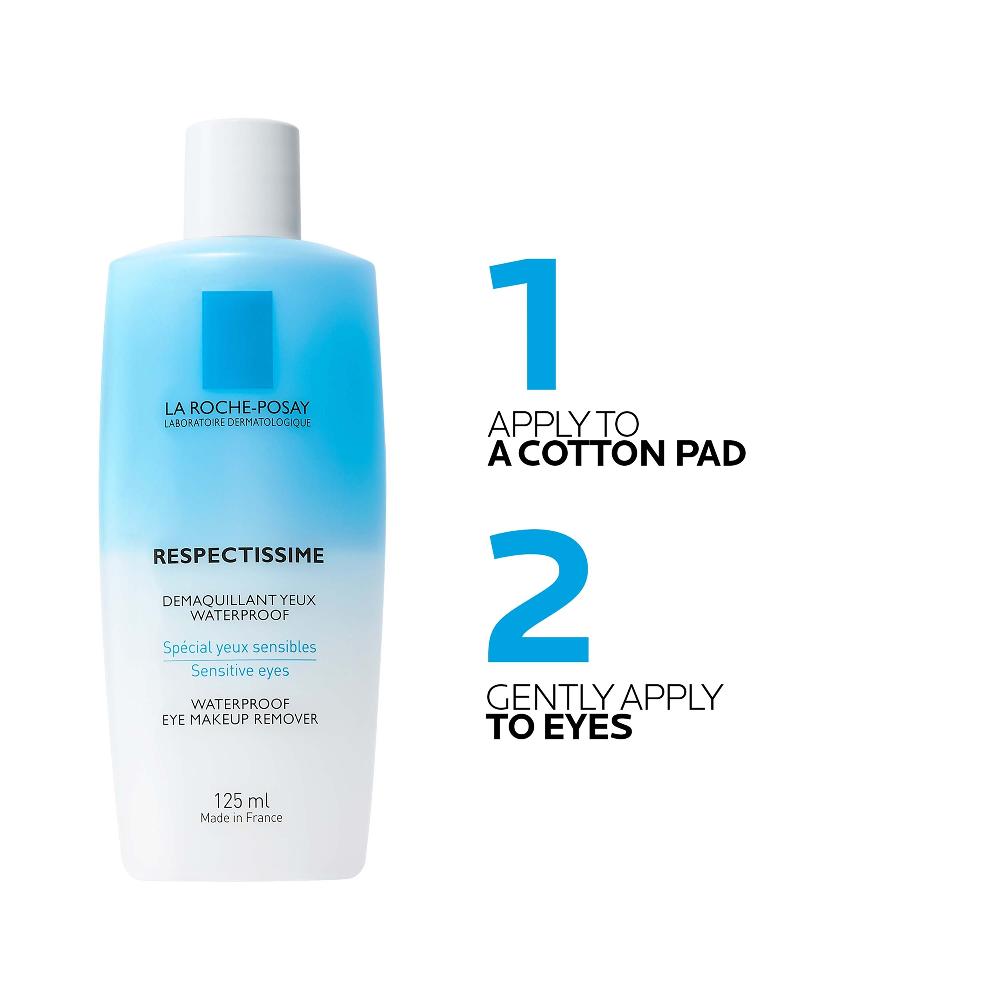 lookfantastic La Roche-Posay Respectissime Waterproof Eye Make-Up Remover 125 ml Bis zu 60% Rabatt
