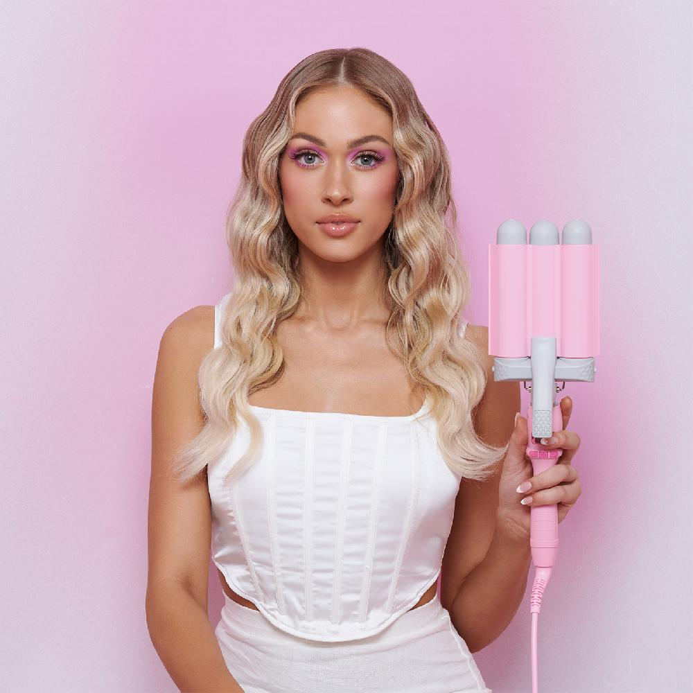 lookfantastic Mermade Hair 32 mm Welleneisen Rosa EU-Stecker Angebote