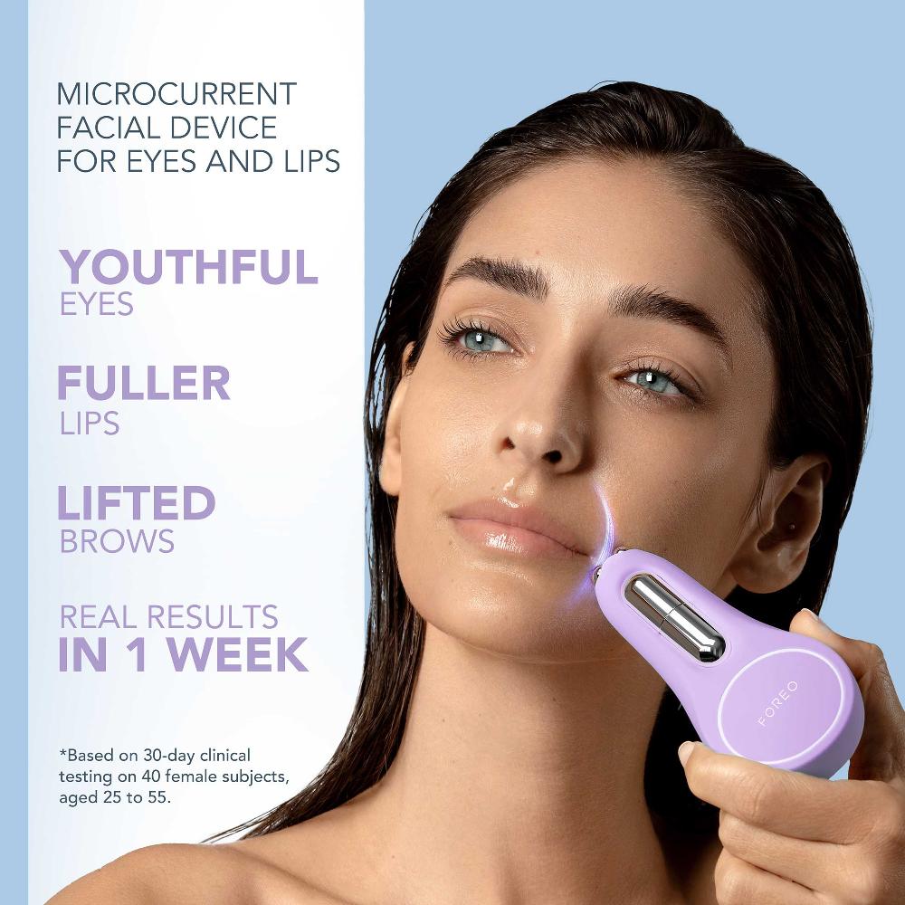 lookfantastic FOREO BEAR 2 Gerät zur Gesichtsstraffung für Augen und Lippen – Lavendel Großer Ausverkauf