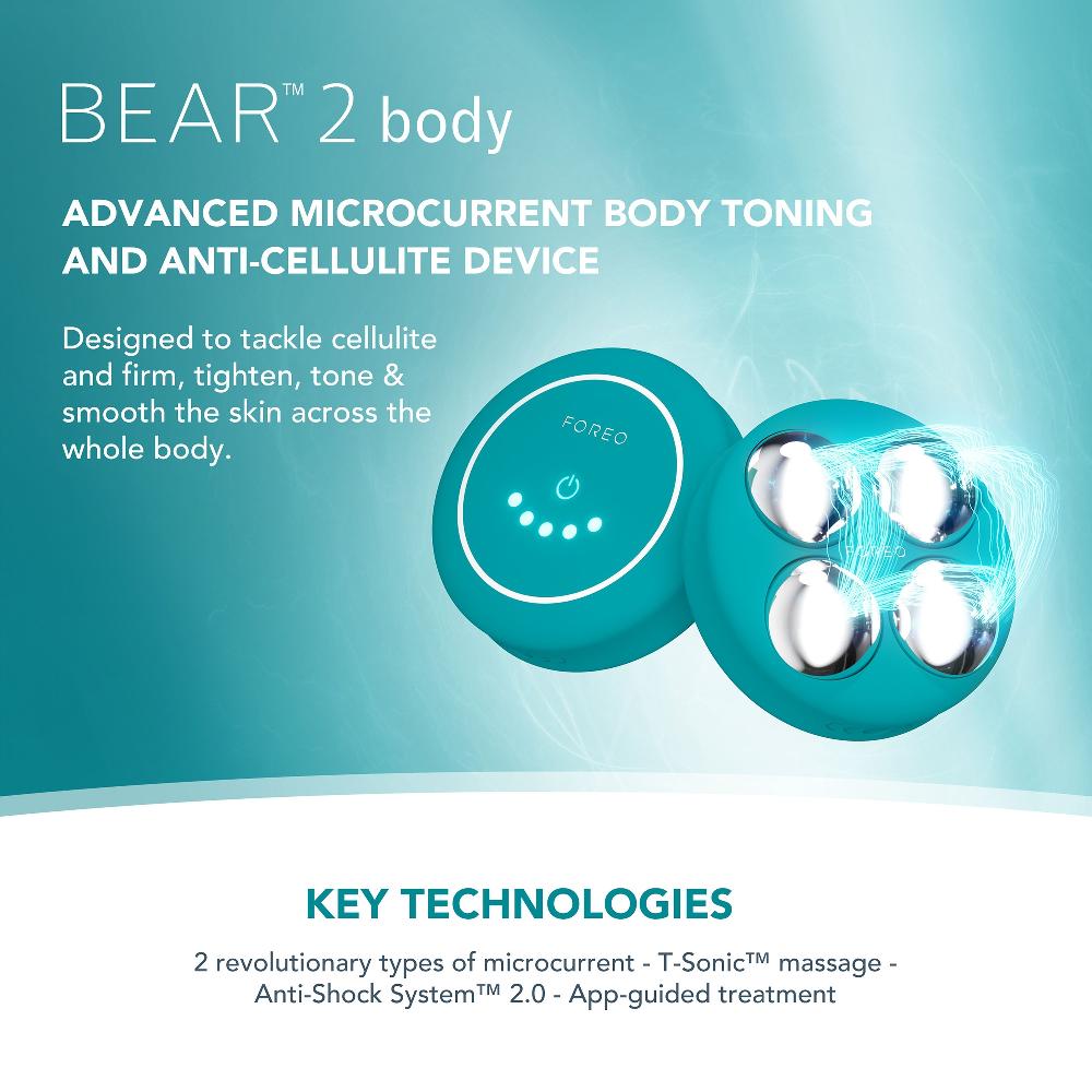lookfantastic FOREO BEAR 2 Gerät zur Körperstraffung – Immergrün Begrenztes Angebot