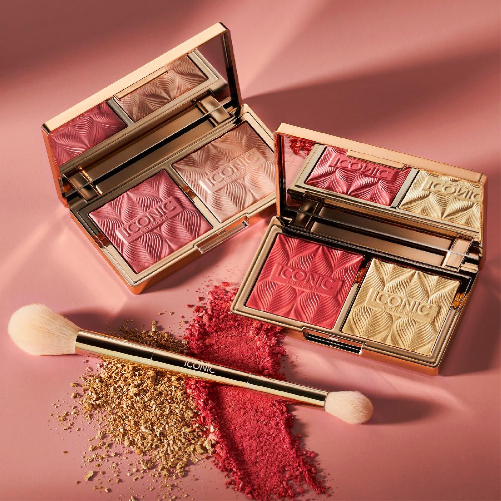 lookfantastic ICONIC London Highlight und Blush Duo-Pinsel VIP-Rabatte